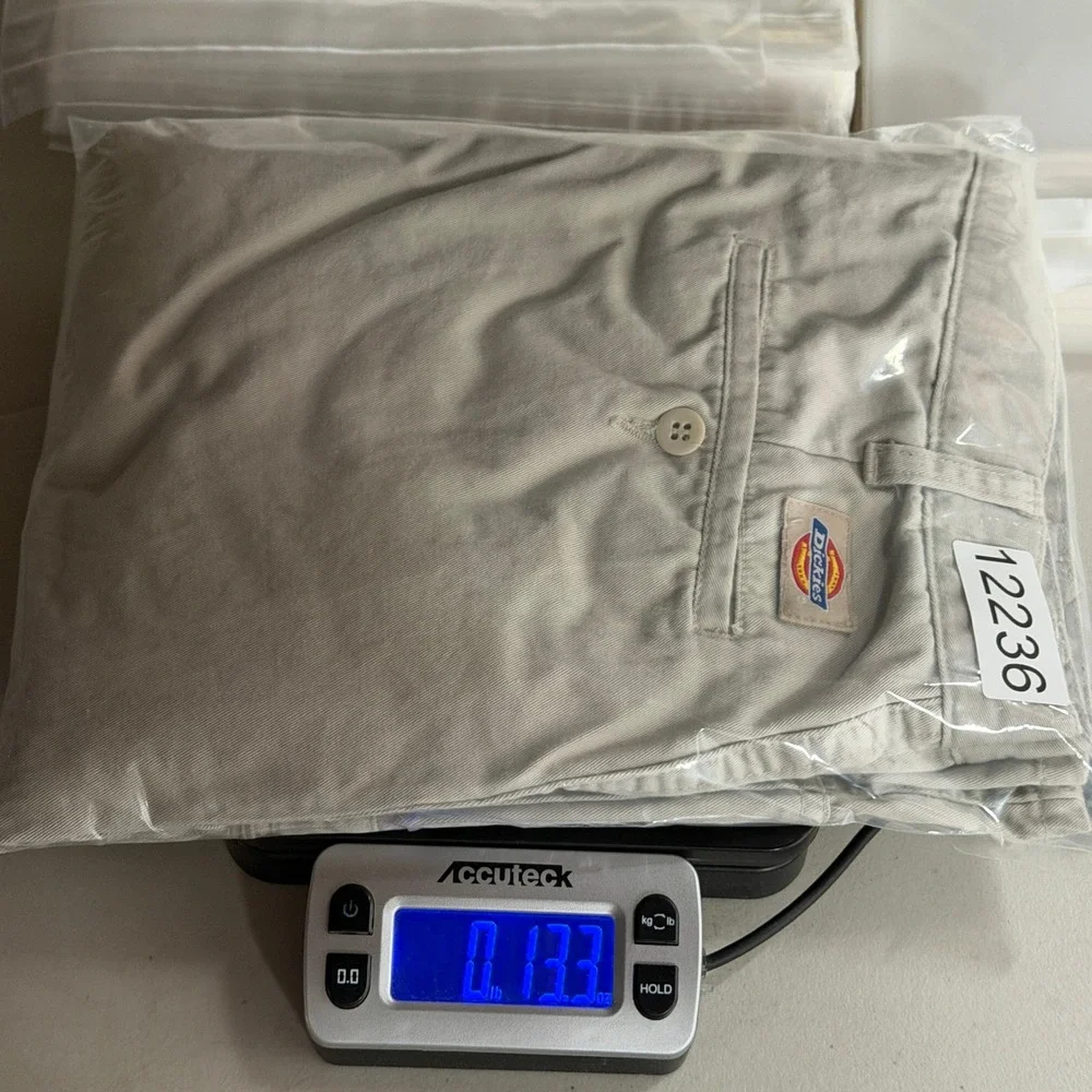 Vintage Dickies Mens 32 Khaki Cotton Cargo Shorts Utility Workwear Relaxed‎ Fit